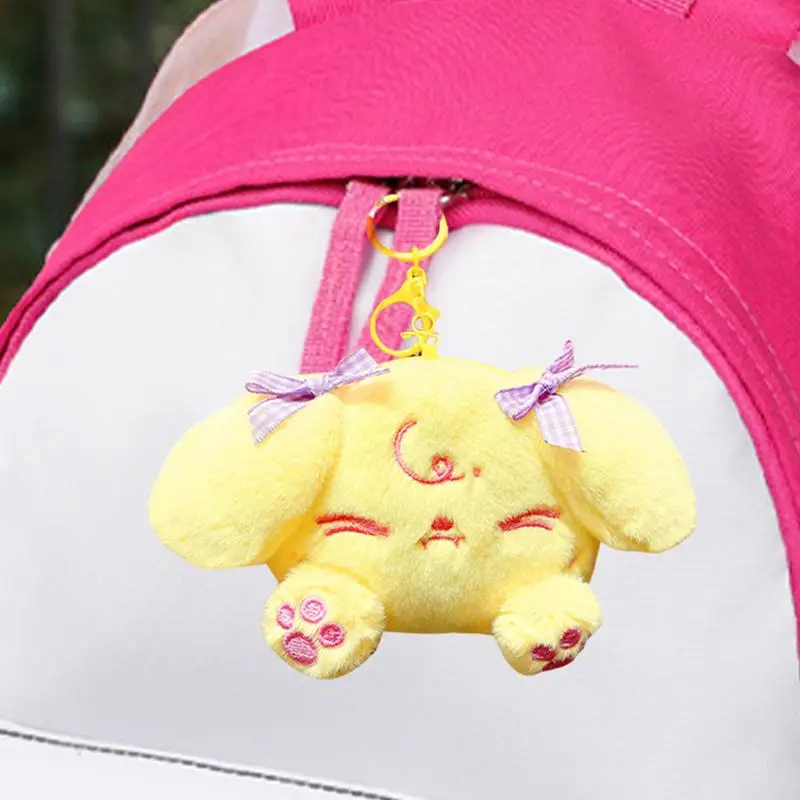 Star Twinkle PreCure Keychain Plush Purse Multifunctional Plush Keychain Stuffed Long Eared Dog Cute Kawaii Adorable For Coin