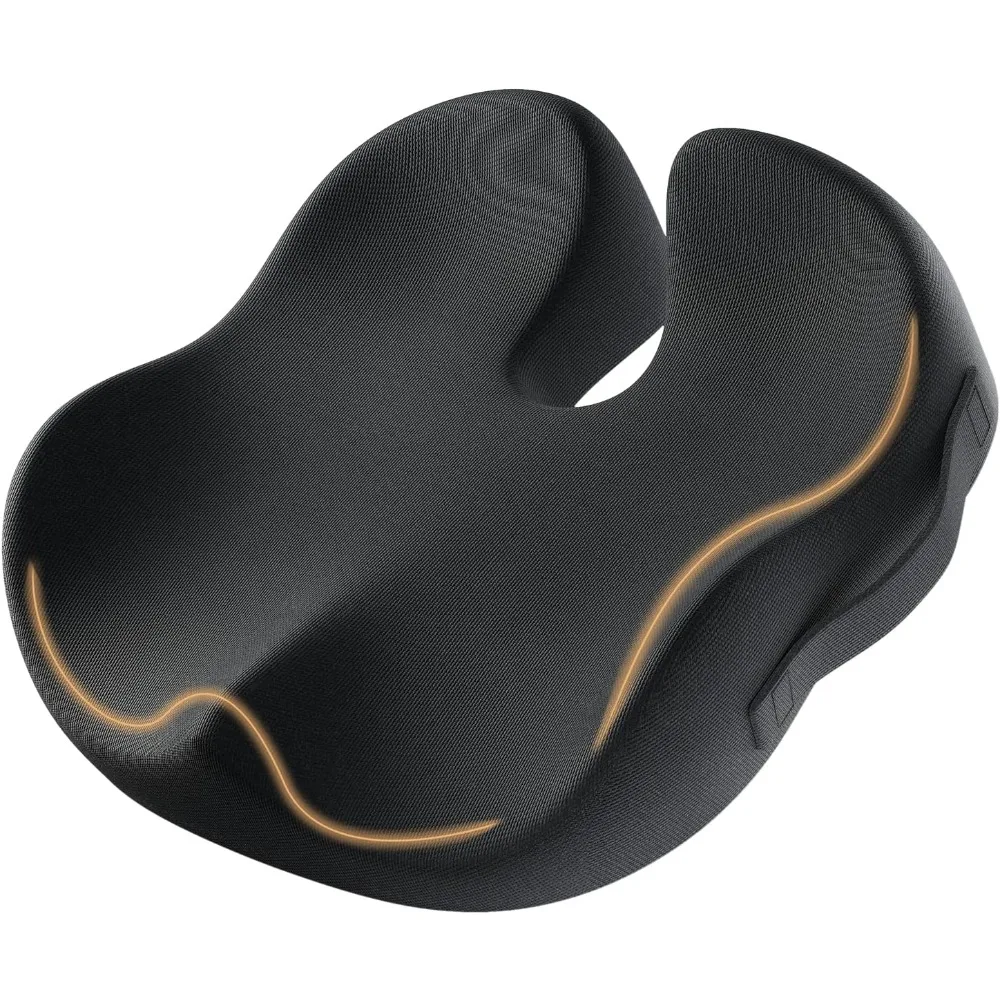 

Seat Cushion for Tailbone Pain Relief, Office Chair Cushion, Coccyx Cushion, Ergonomic Memory Foam Seat Cushion for Home, Car
