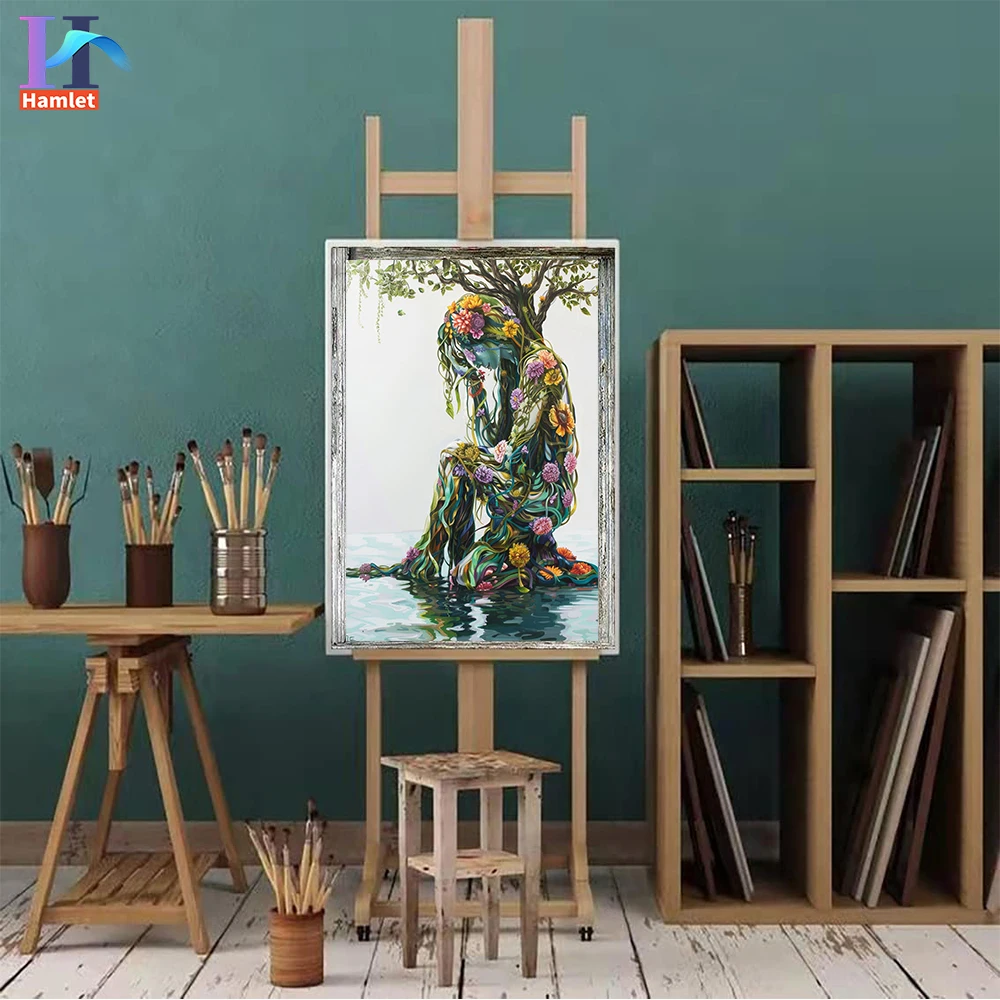 Hamlet Paint By Numbers kit pittura astratta con numeri su dipinti su tela per adulti pittura acrilica fai da te wall art Gift Home decor