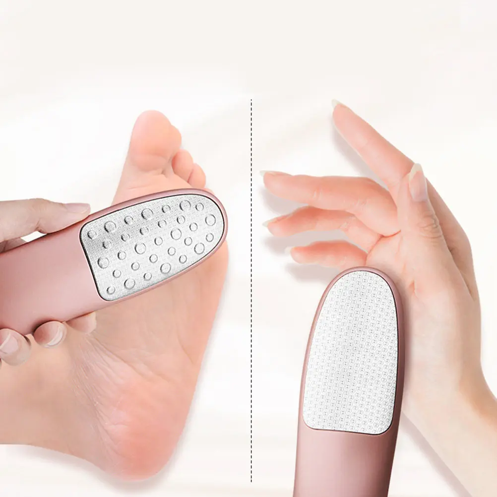

Durable Foot File Callus Remover Stainless Steel Dead Skin Exfoliator Tool for Smooth Feet Rose Gold Long Service Life