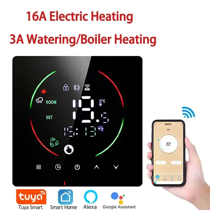 Termorregulador inteligente Tuya para hogar, termostato de suelo cálido con WIFI, calefacción eléctrica, controlador de temperatura de calor y agua, caldera de Gas TRV
