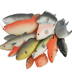 Simulated Fish Model Artificial Crucian Figurine Fish Decoration Ornament Kids Animal Learning Toy Gifts Decorative Props