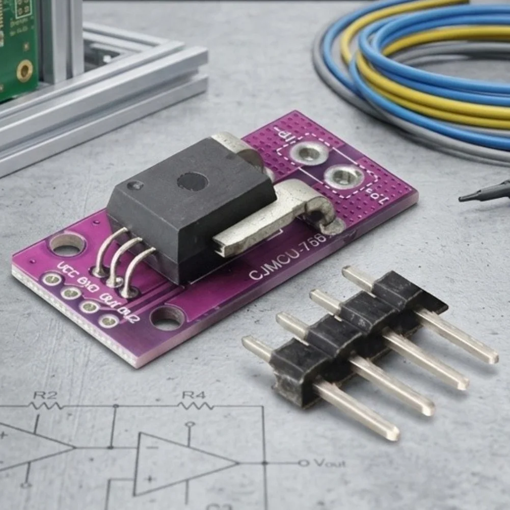Current Measurement Sensor Pressure Sensor 50A Current Detector 50A Hall Effect Sensor High Precision Measurement