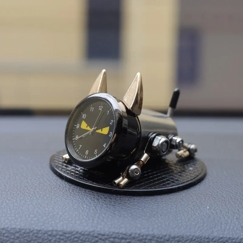 Modern industrial style steampunk robot desktop ornament clock study car decoration gift