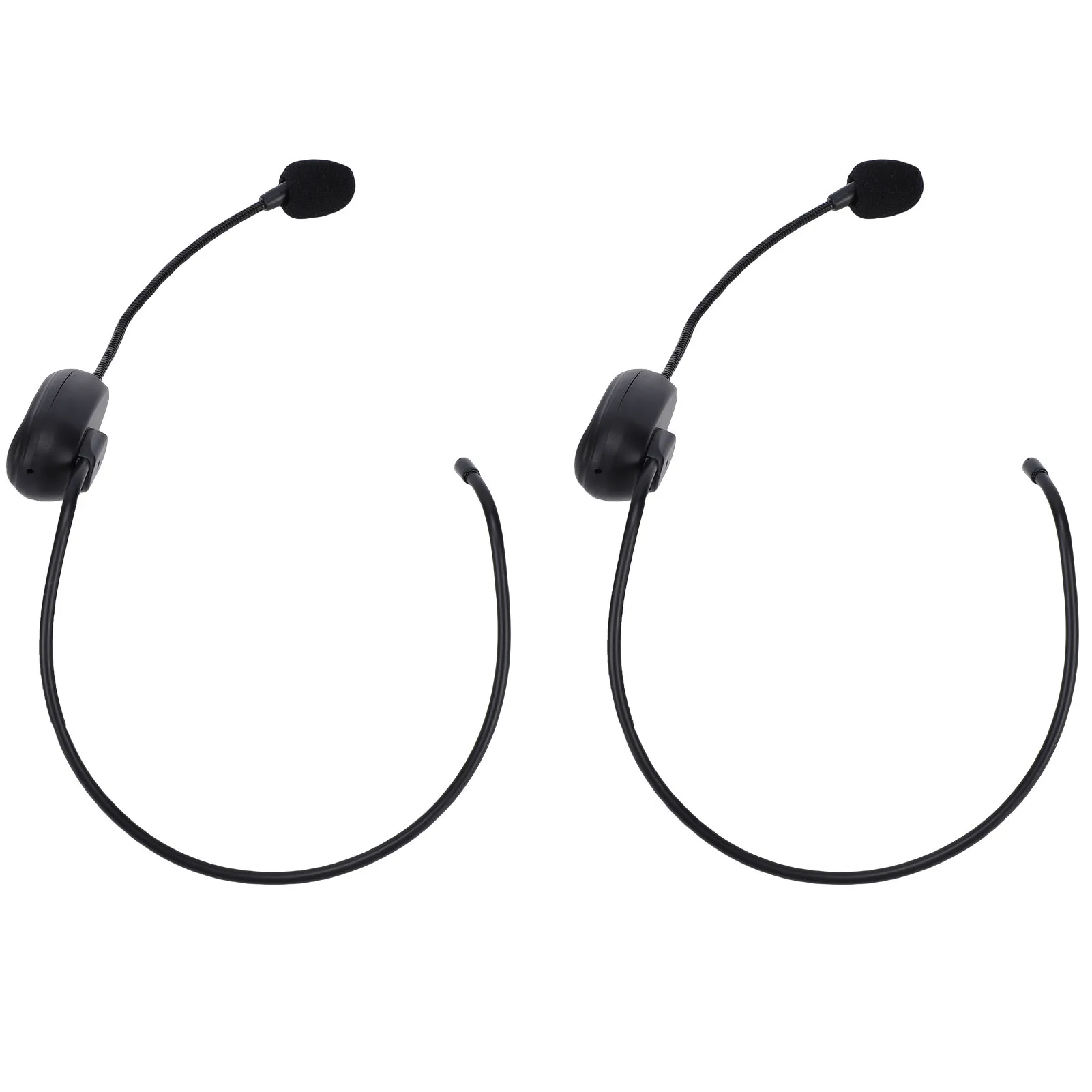 Wireless Headset Microphone System 2.4G UHF Head Worn Ear Handheld Mic with 3.5mm 6.35mm Plug for Tour Guide Voice Amp Speaker