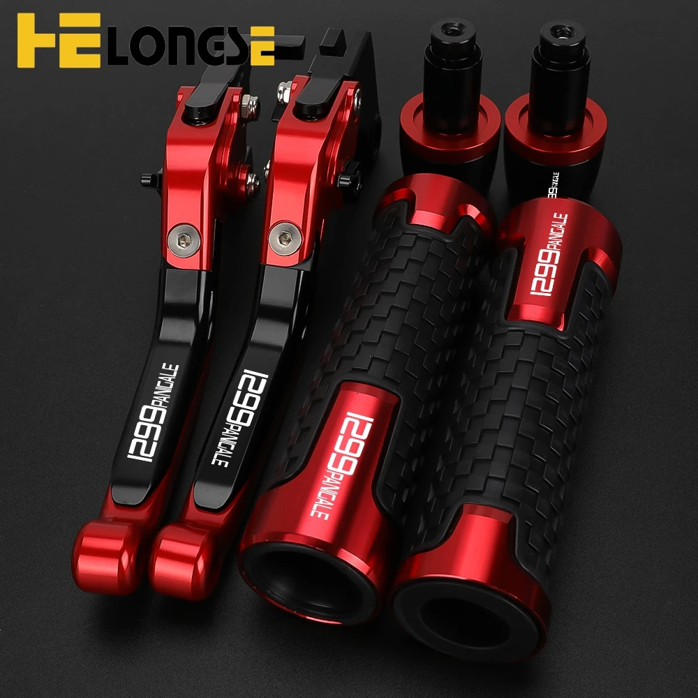 

Регулируемые рычаги тормоза и сцепления для мотоцикла, накладки на руль для DUCATI 1299 Panigale 1299 S R 2015-2018 2017 2016