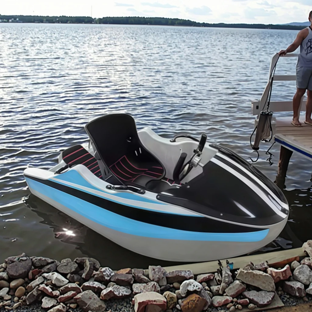Customizable 72V EPP Motorboat with On-Trend Luxury Style Transformative 52KM/H Mini Jet Ski Boat 2 Stroke Engine