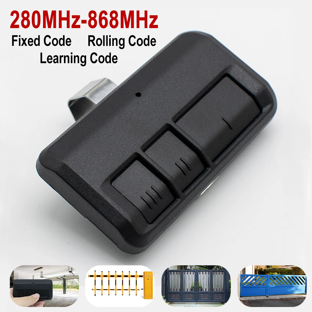 Multi-frequency Universal Garage Door Remote Control 280-868mhz Gate Control Command Clone 433 315 390 868MHz Copier Duplicator