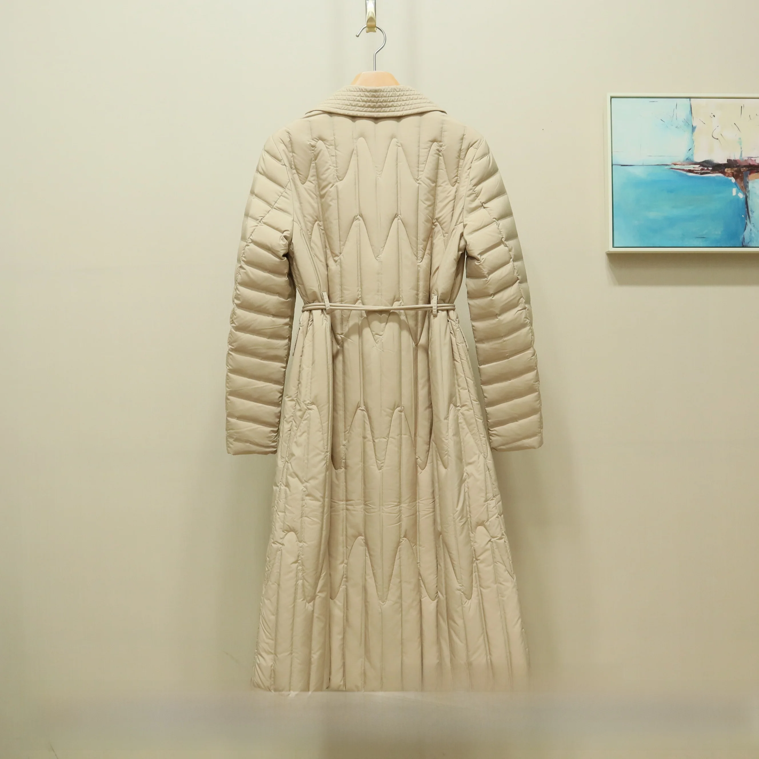Long Sle Fitted down Jaet 2025YSING Yyr523025 Women's Winter Coat Warm Thiened Long Sve Pure Color Commute Sle