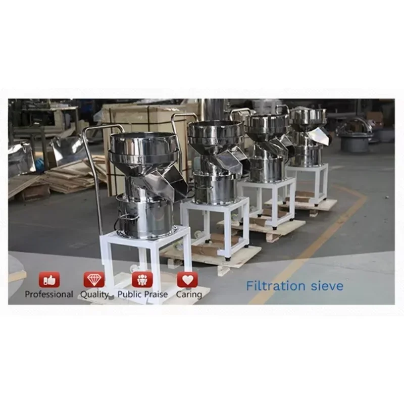 Customized Single‑Layer Stainless Steel Circular Rotary Vibrating Sieve Separator Machine With Vibration