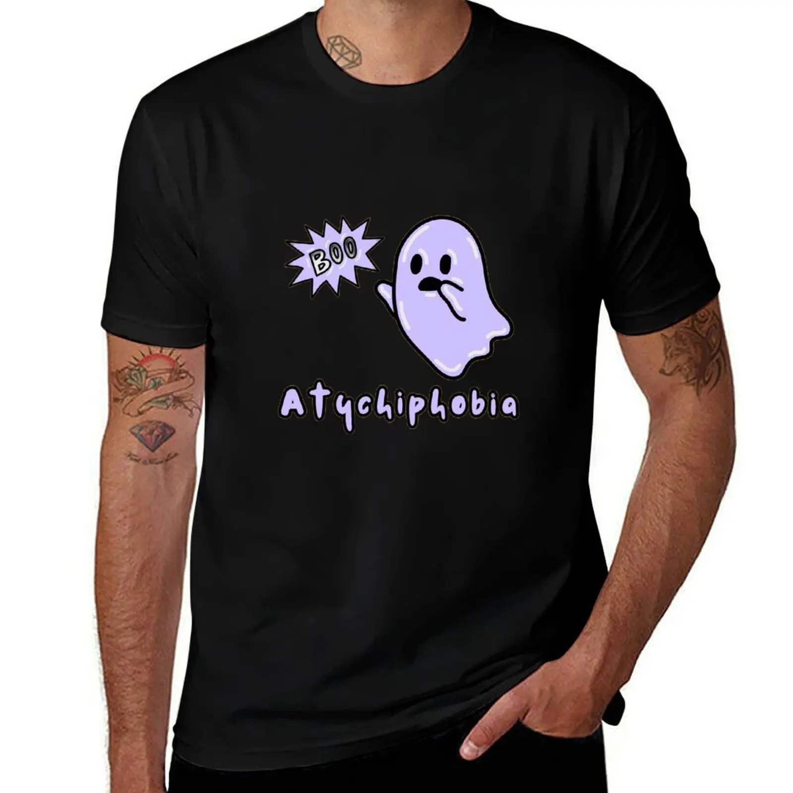

atychiphobic, funny atychiphobia, atychiphobia, fear of failure, tshirt illustration , anxiety design T-Shirt