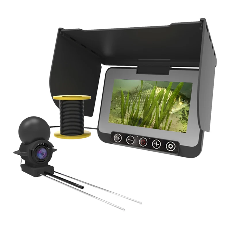 

Dearsee 20m Cable IP68 Waterproof With 12 IR Night Vision LEDs 4.3 Inch Underwater Fishing