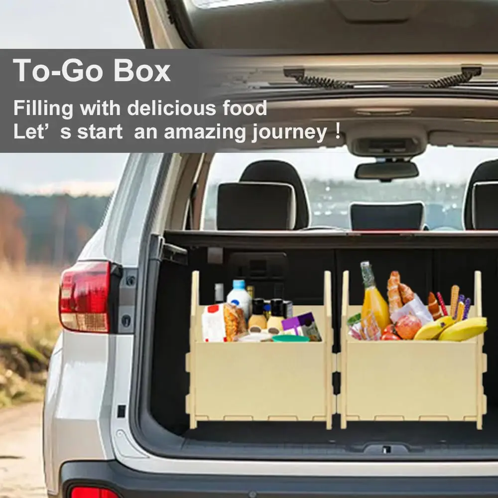 2 Pa Stackable Wooden Box, Mobile Bookcase, Rolling File Cart For Home Office, Portable Wood Crates For Travel And Moving,