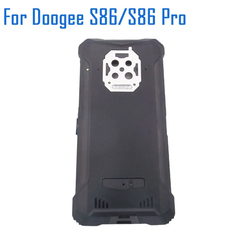 New Original Doogee S86 pro Battery Cover Back Cover+Receiver+Mic+Fingerprint Repair Replacement Accessories Part For DOOGEE S86