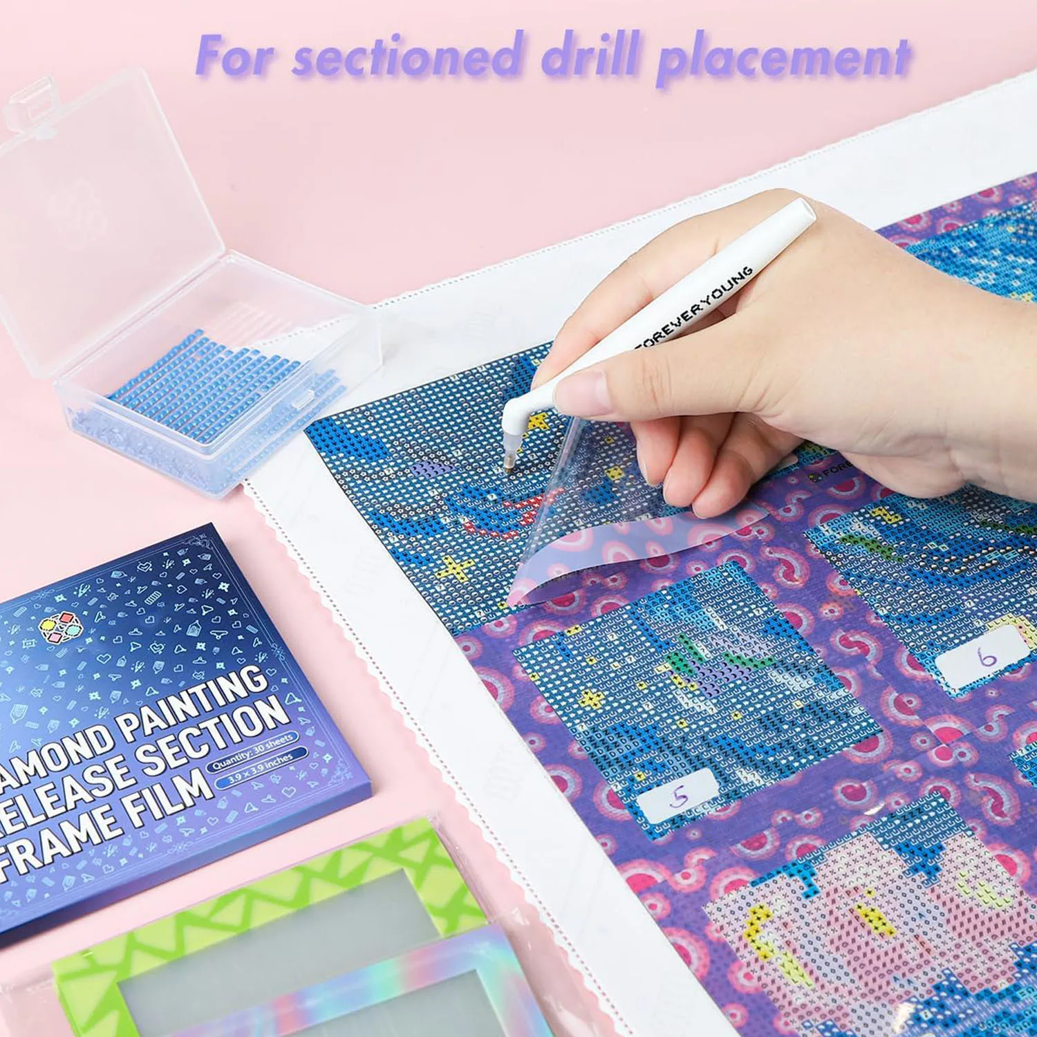 ชุดอุปกรณ์วาดภาพเพชร 30 ชิ้น ฟ - Embroidery Kit Starter บทวิจารณ์และราคา