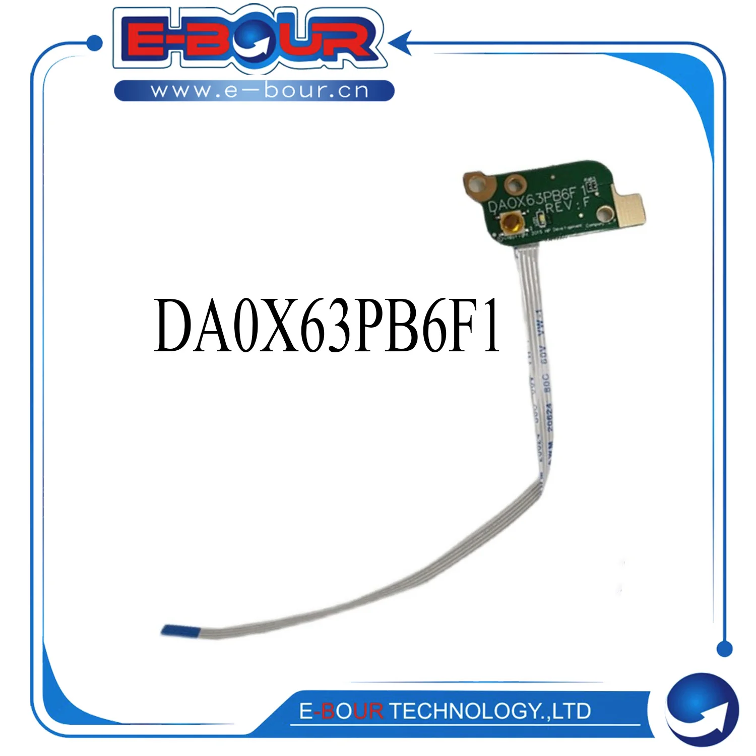 

Laptop Power Button Board for Probook 450 455 470 475 G3 DDA0X63TB6F1 15.6'' Notebook ON OFF Switch Board with Flex Cable New