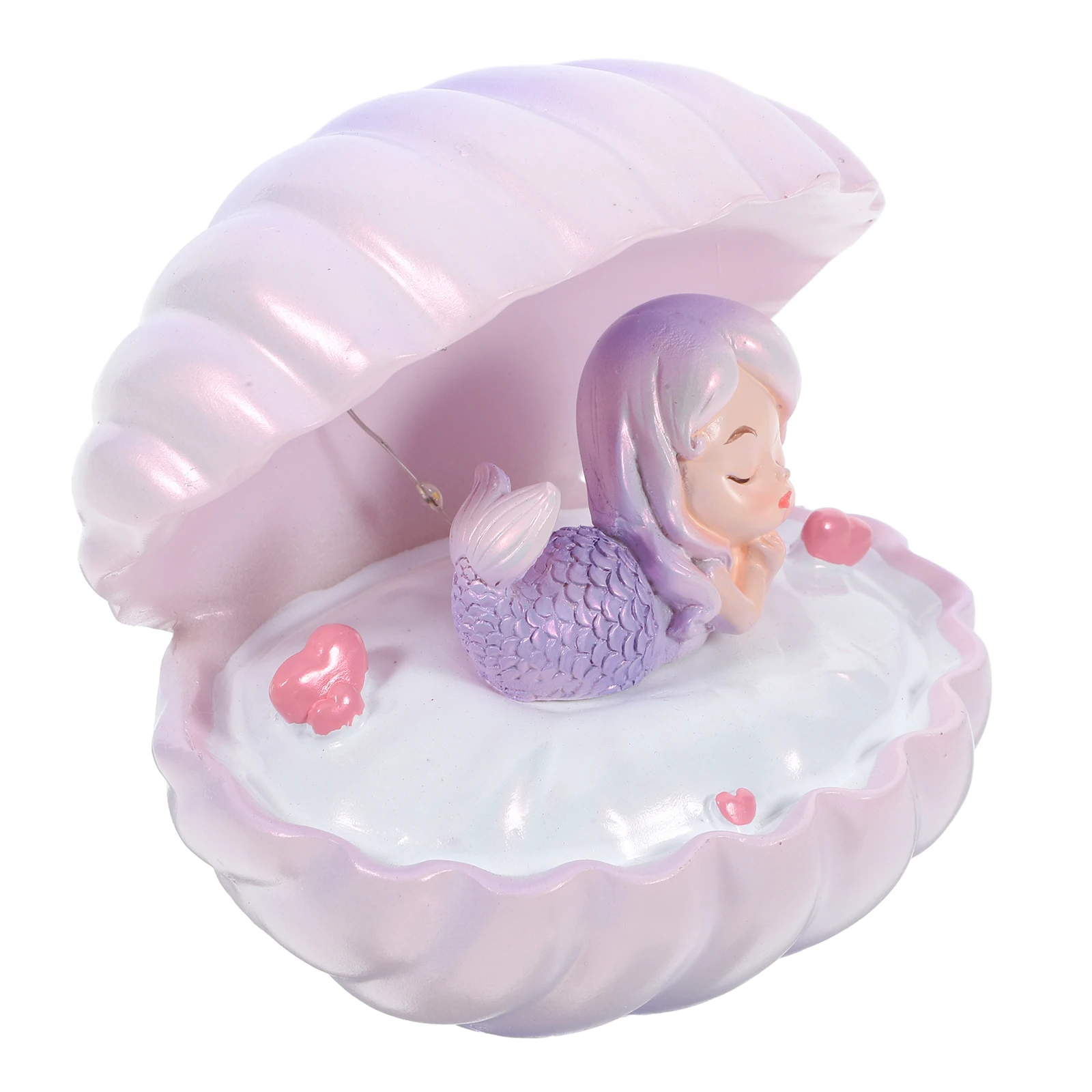 

1 set Mermaid Night Pink Cartoon Princess Decor LED Lamp Soft Glow DIY Unfinished Lamps Materials Safe Eye Comfortable Storage