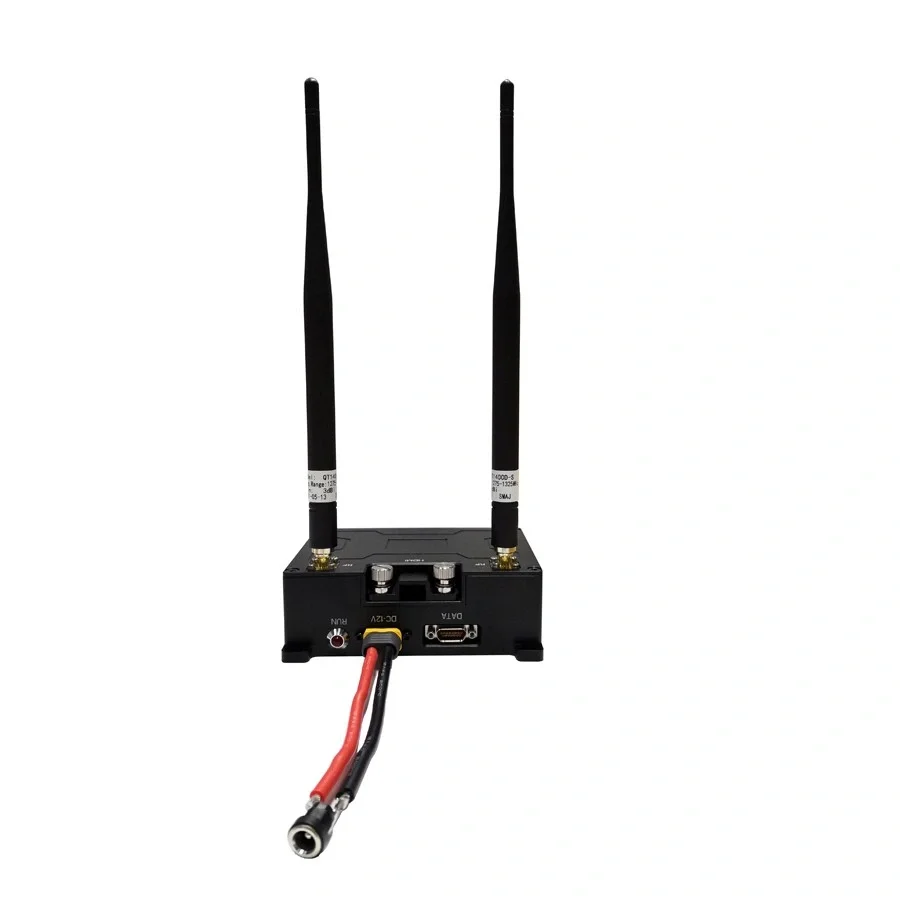 Rugged Uav Data Link 30km IP Mesh AES Encryption Customizable Uav Drone Long Range HD Video Transceiver