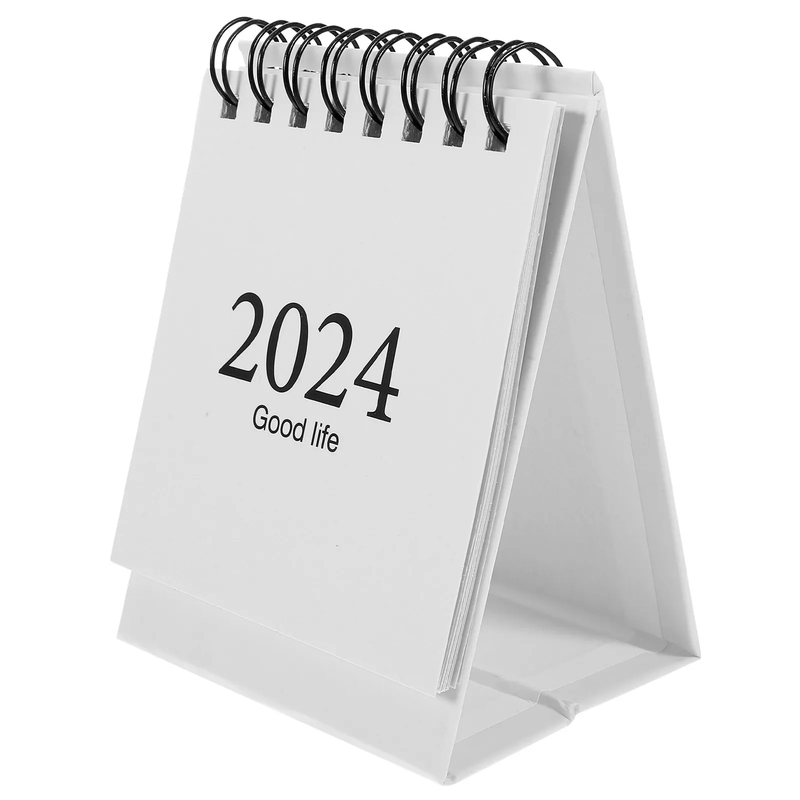 

Mini Desk Calendar 2024 Thick Paper Monthly Standing Calendar for Office Home Decor Daily Planner Birthday Reminder Teacher