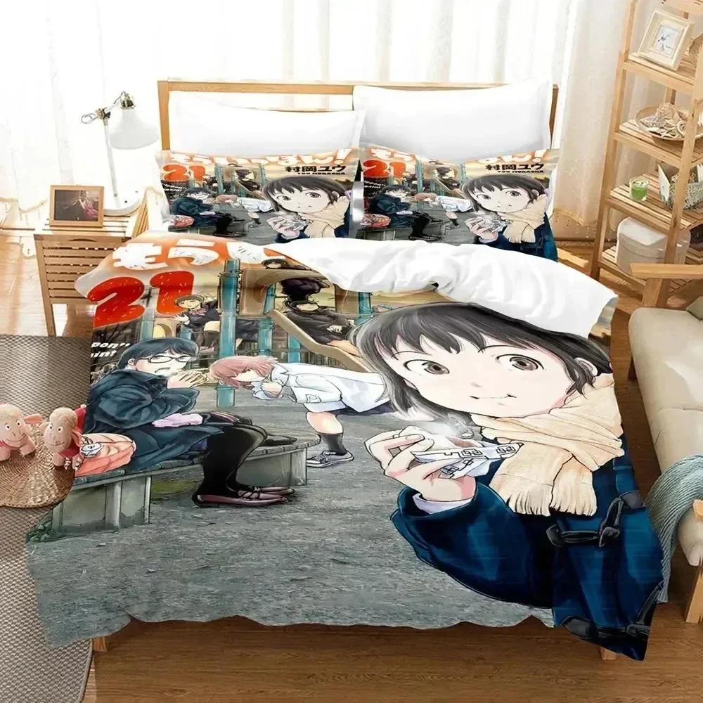 3D Anime Ippon Again Bedding Set Duvet Cover Bed Set Quilt Cover Pillowcase Comforter king Queen Size Boys Adult Bedding Set