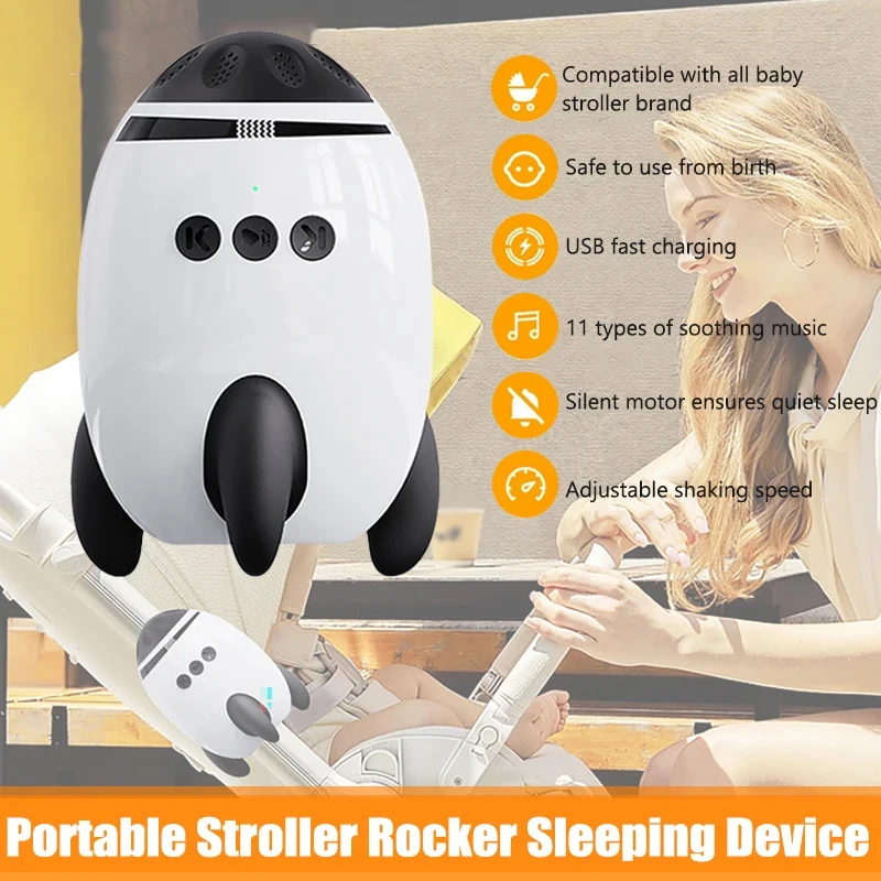 Bebê rocker portátil bebê bouncer pode jogar canções de ninar para ajudar os bebês cair dormir bebê sleep aid recém-nascido Essentials melhores presentes