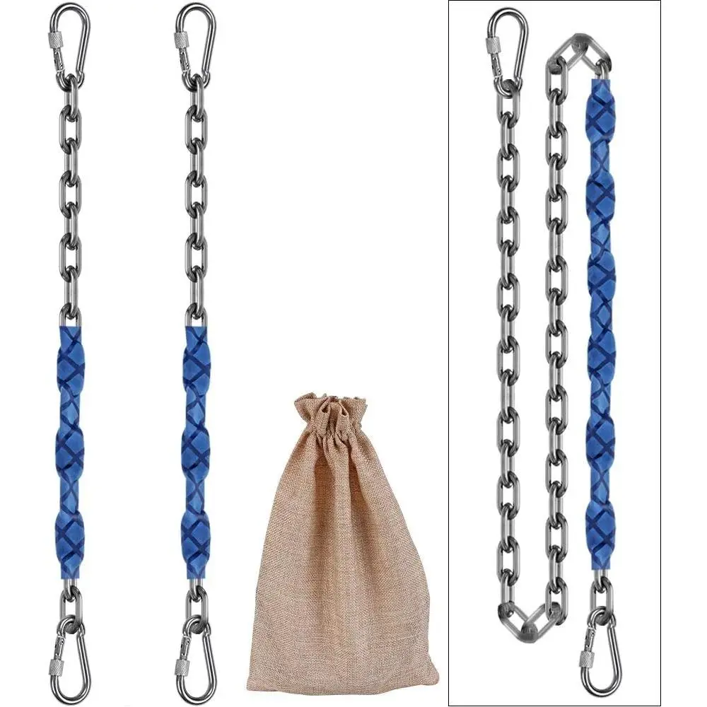Hochbelastbarer Schaukel-Aufhänger 180 ° Rostfreier Holzständer für Spielplatz-Schaukel, Sandsack-Yoga-Hängematte, für drinnen und draußen, 1500 lb Tragkraft