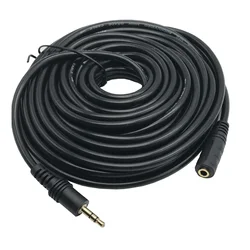 3.5 Jack Przedłużacz audio AUX Kabel 3,5 mm męski do żeńskiego słuchawek Kabel rozszerzający Stereo AUX 1,5 m 3 m 5 m 10 m 15 m 20 m