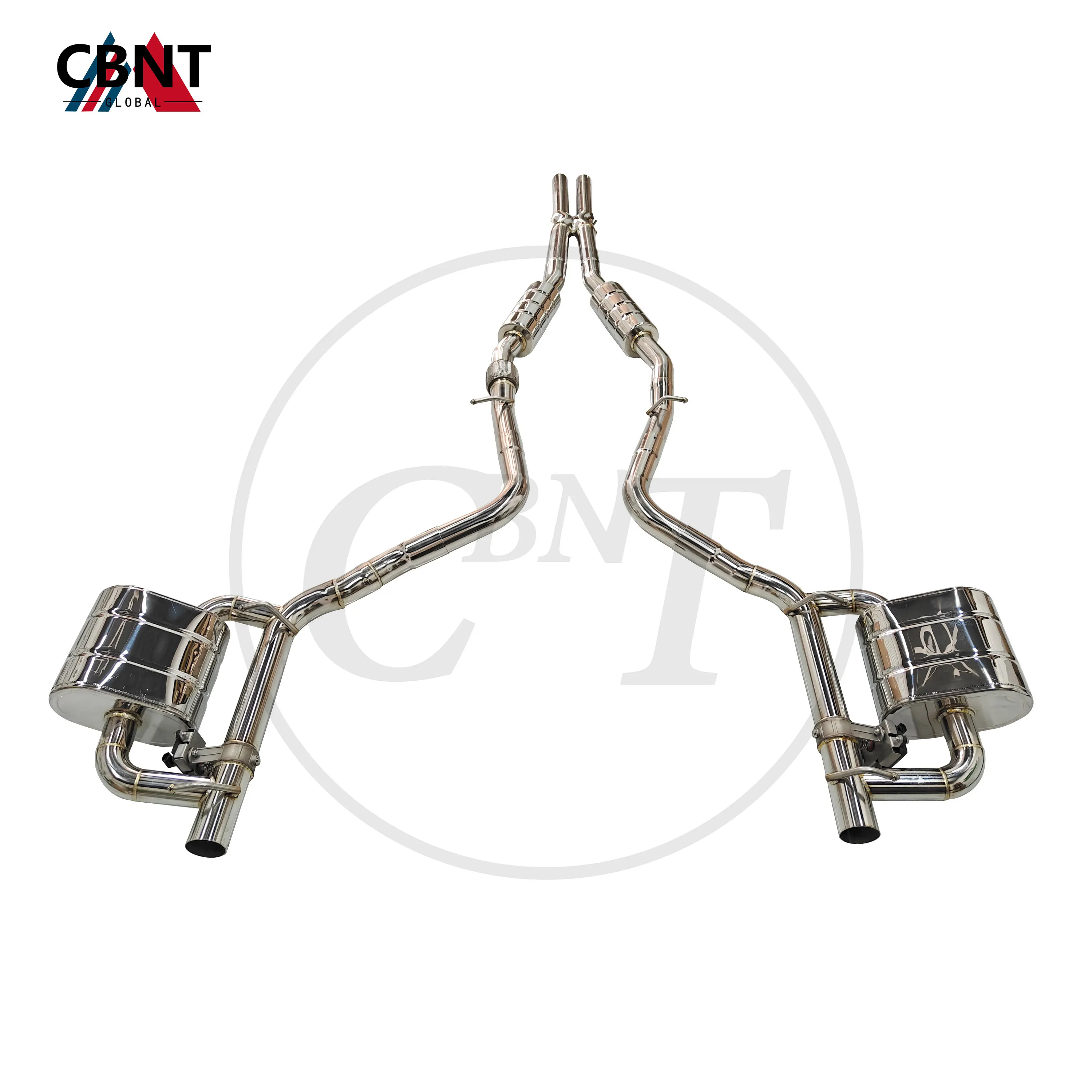 

CBNT for Dodge Challenger 3.6L Catback with Valve Muffler Exhaust Pipe High Quality SS304 Stainless Steel Valved Exhaust Systems