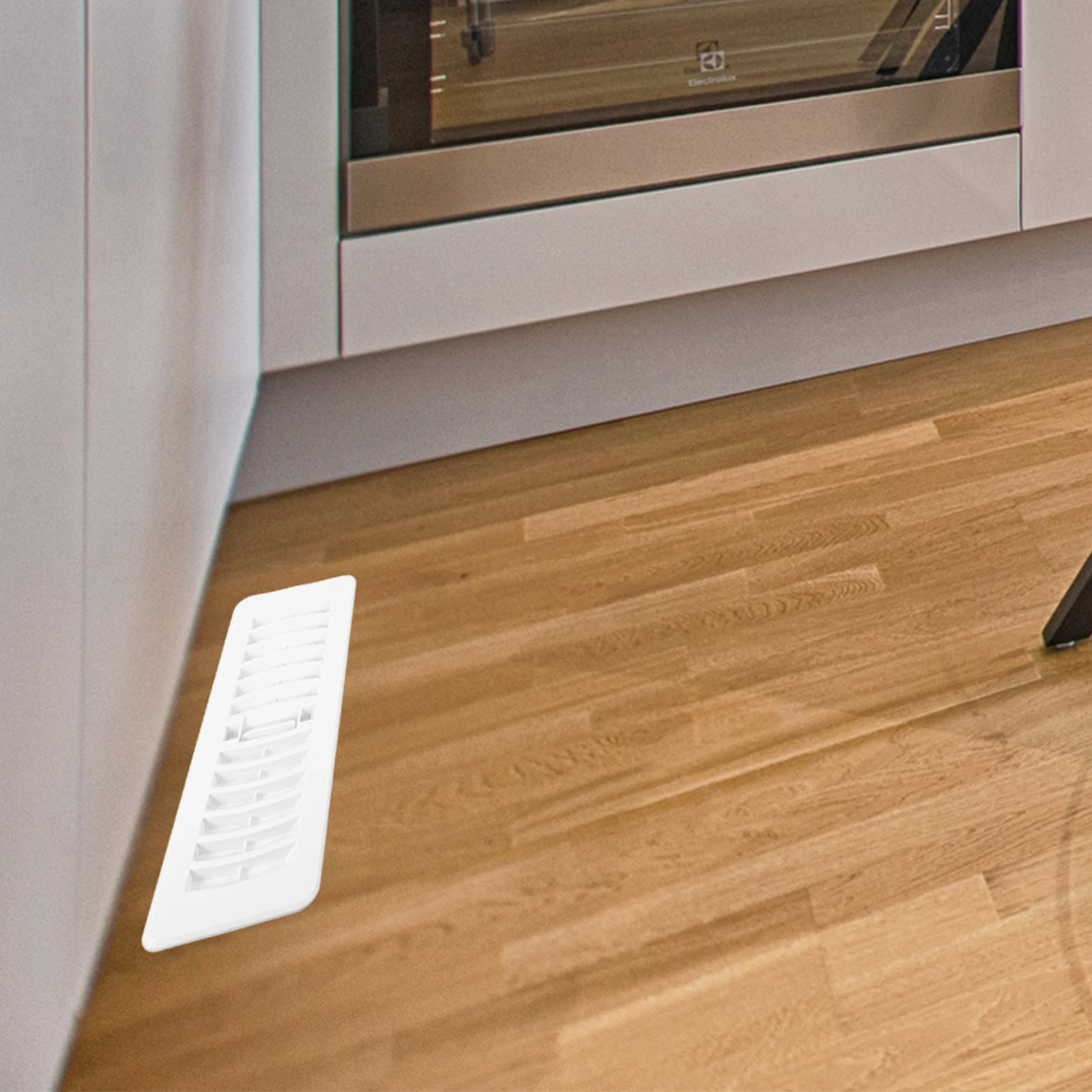 

Air Conditioning Vent Covers Floor Grille White 2815x1045mm PP Shutter Easy Installation Residential Commercial Use