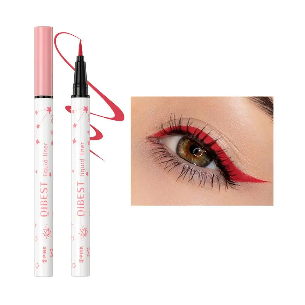 Colorful Liquid Eyeliner Quick-dry Waterproof Eyeliner Beauty Makeup Tool Pen Long-lasting Pencil Eye Eye Liner F8t6