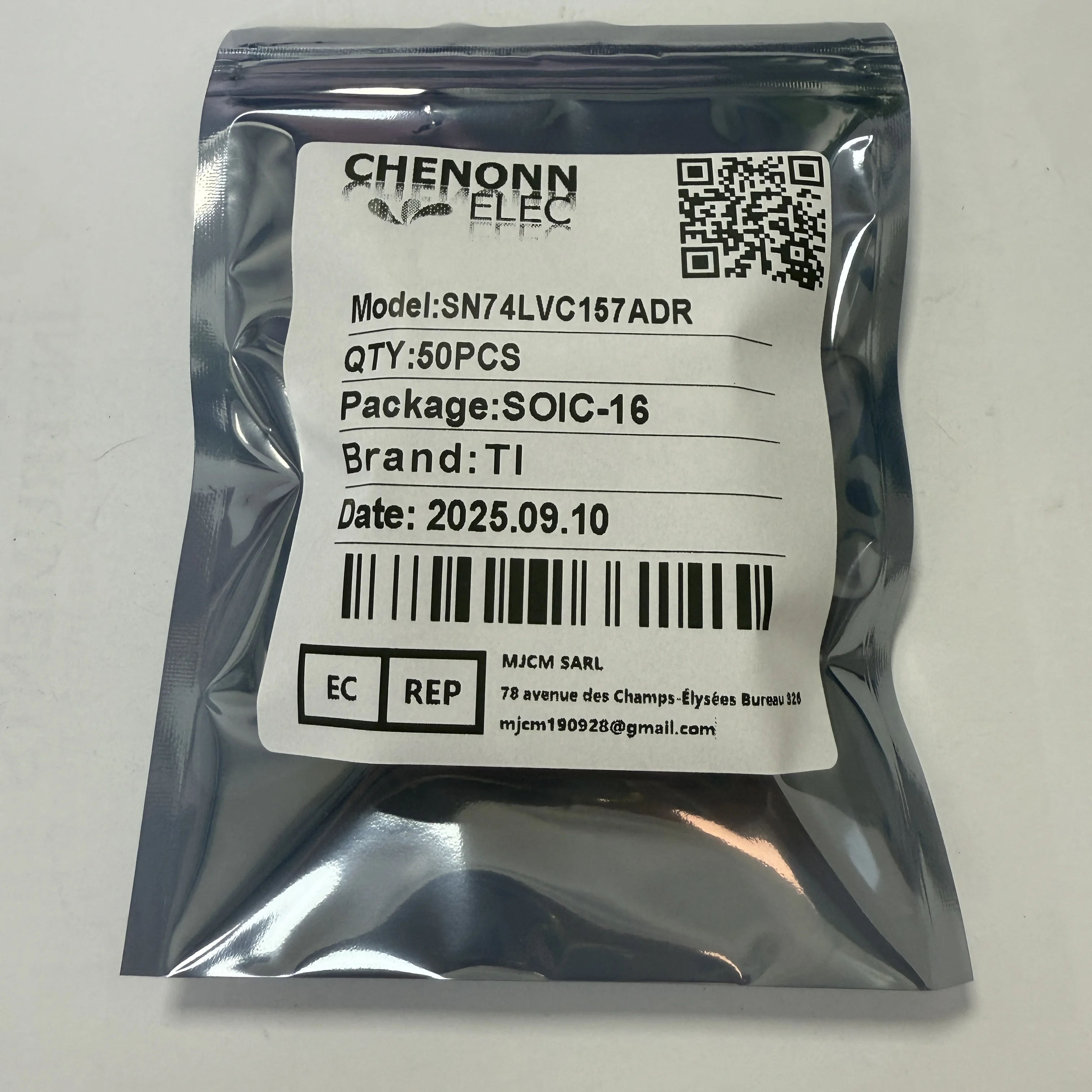 50 PÇS/LOTE SN74LVC157ADR (ICs lógicos)