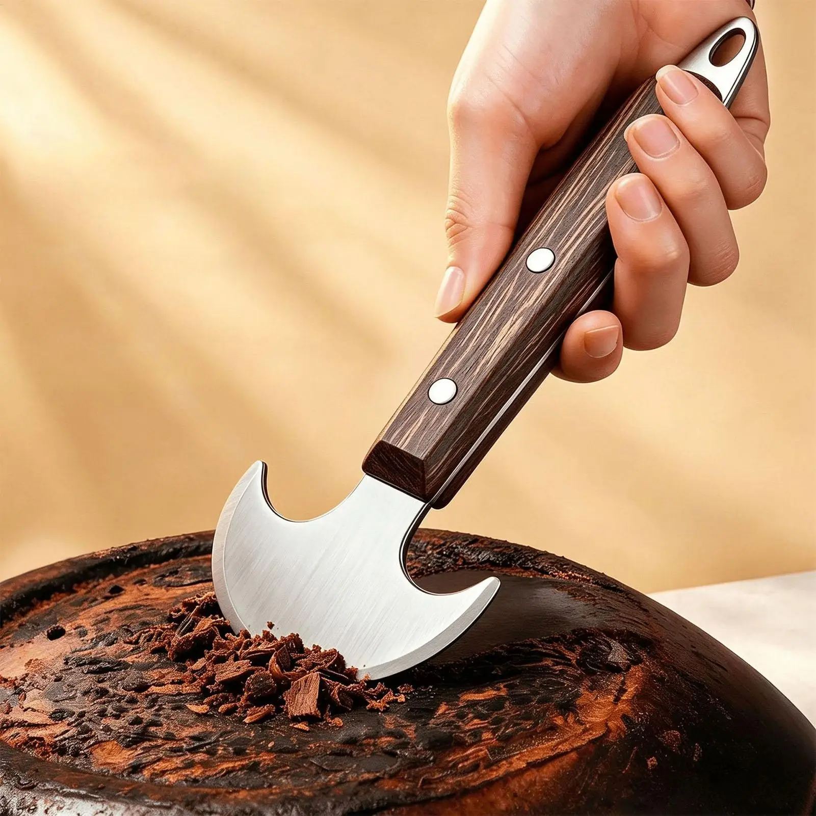 

Stainless Steel Painter Scraper Cleaning Shovel Hammerhead Nail Drywall Hand Tool for Joint Taping Finishing Patching on Drywall