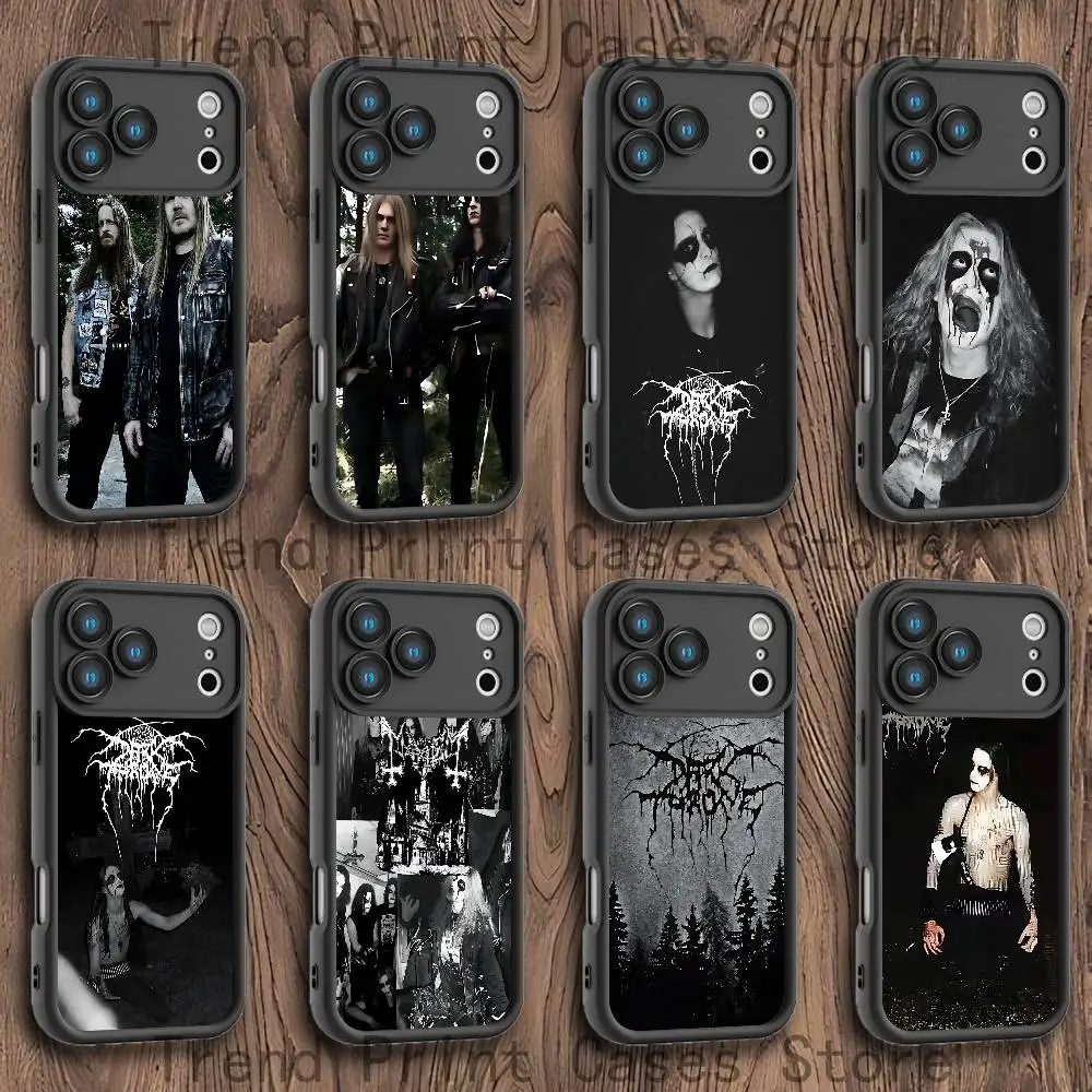 

D-Darkthrone Phone Case For iPhone 17,16,15,14,13,12,11,Pro,Max,Plus,X,XS,SE4,E,Mini Black Thickened border Case