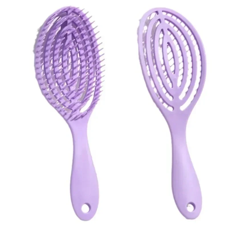 1PC Relaxing Elastic Massage Comb Portable Hair Brush Massage Brush  Brushes Head Combs Scalp Massage Brush Wet And Wavy Bundl