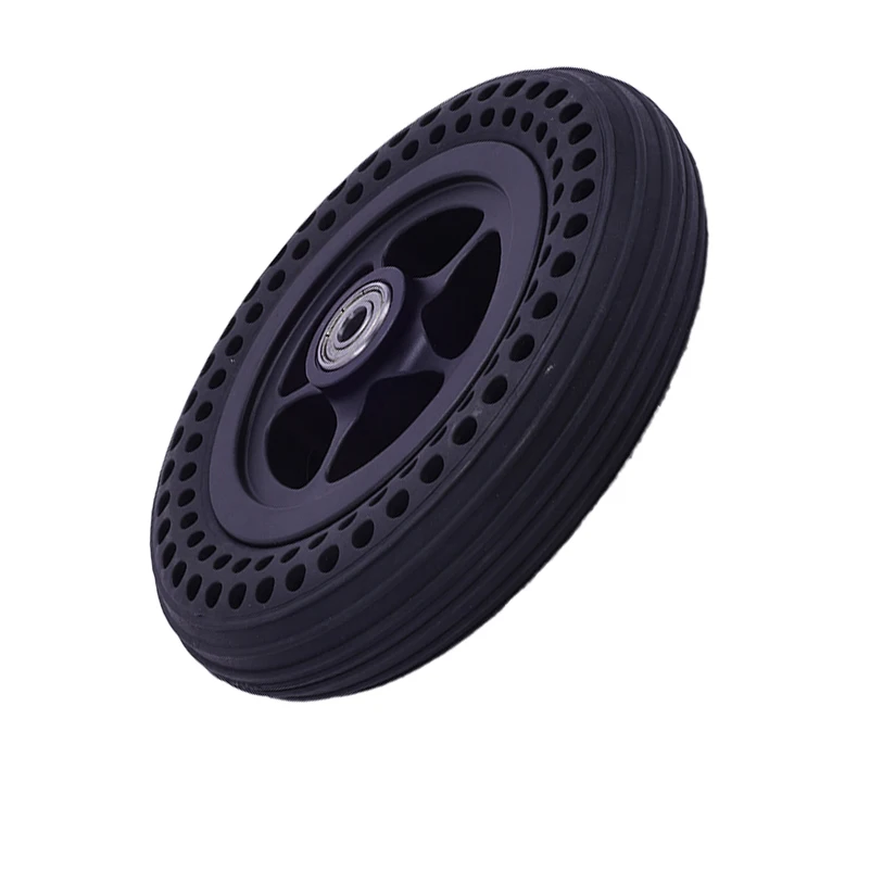 Universal 6x1 1/4 Solid Scooter Tire Fits 6-Inch Front Wheels Honeycomb Non-Inflatable All-Wheel