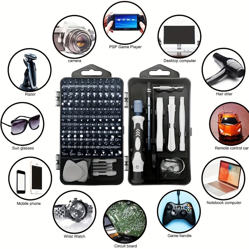 2026 Mini Precision Screwdriver Set 115 Box 1 Portable Home Repair Tool Suitable for Mobile Phone and Computer Repair Use