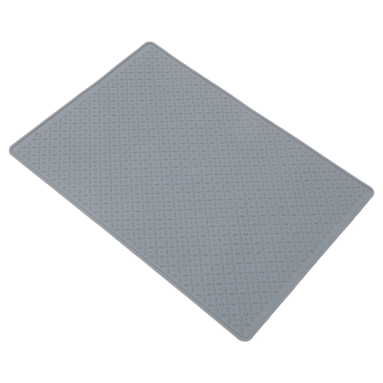 

Silicone Counter Mat Heat Resistant Non-Slip Drain Pad For Kitchen Washing Machine Induction Cooktop Dish Drying Worktop
