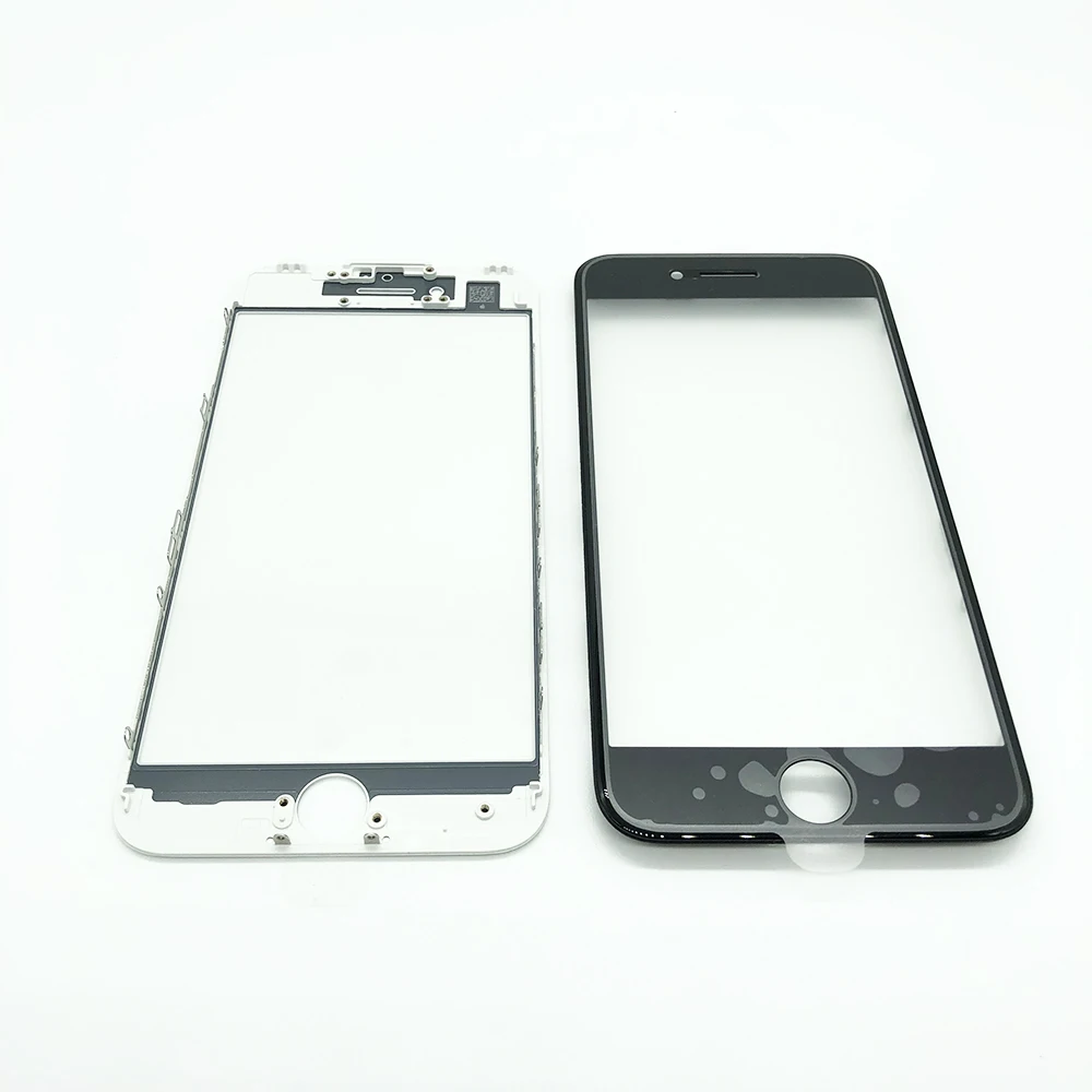 Novecel 6 szt. 1:1 Podobne OEM Zewnętrzne Szkło + Ramka Bezel + Folia OCA Do iPhone 8 7 6 6s Plus 7P 8P Ekran LCD Uszkodzone Szkło Część Zamienna — zdjęcie 2