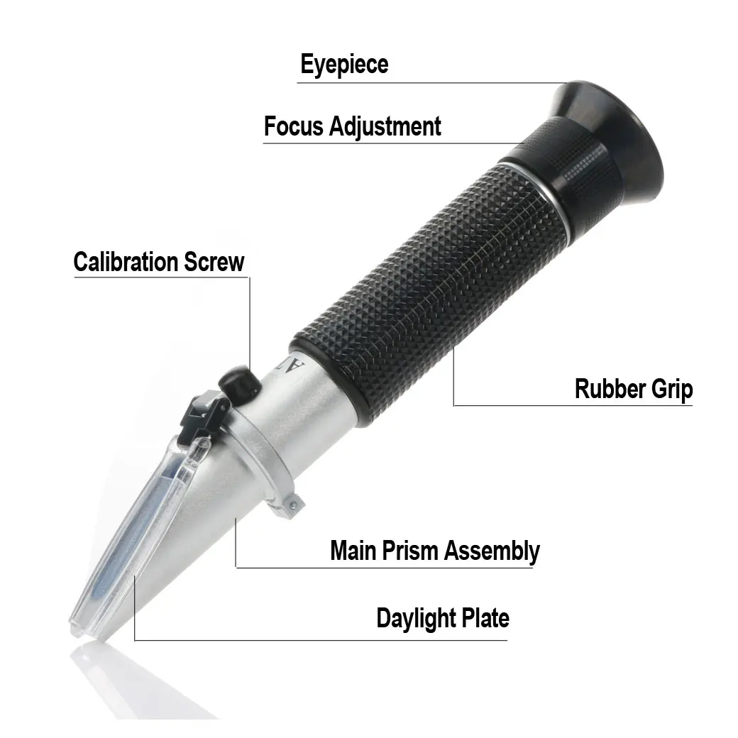 RZ Refractometer House Pet Dog Cat Urine Specific Gravity Protein Serum Plasma Hemoglobin Veterinarians Tools