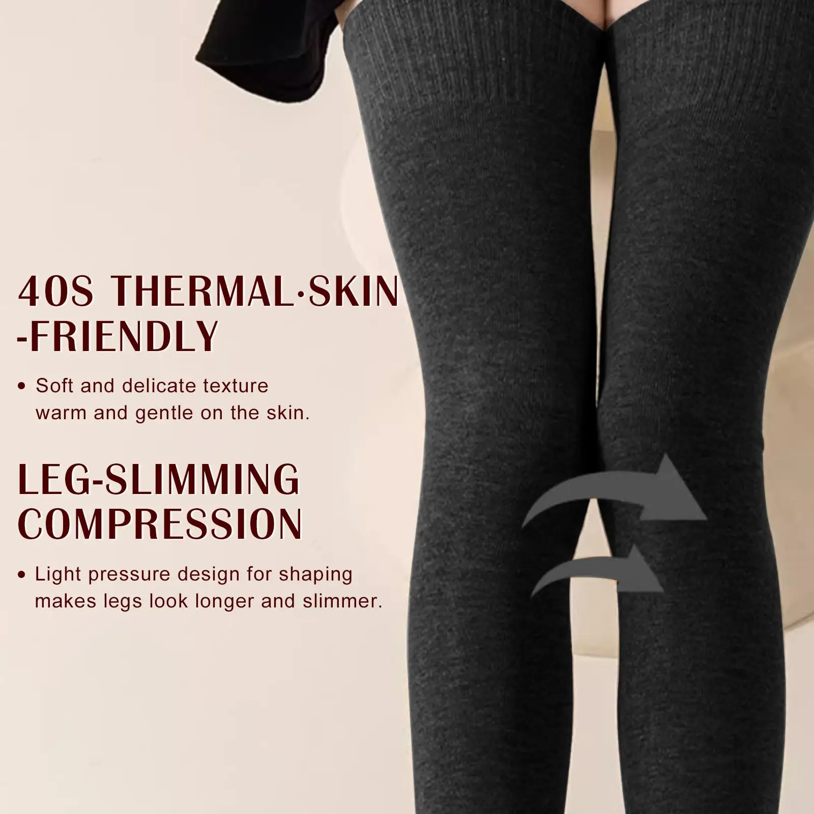 Womens Japanese Winter Warm Cotton 80cm Stockings 35-70kg JK Lolita Socks Student Overknee Sock Thigh High Stockings Korean