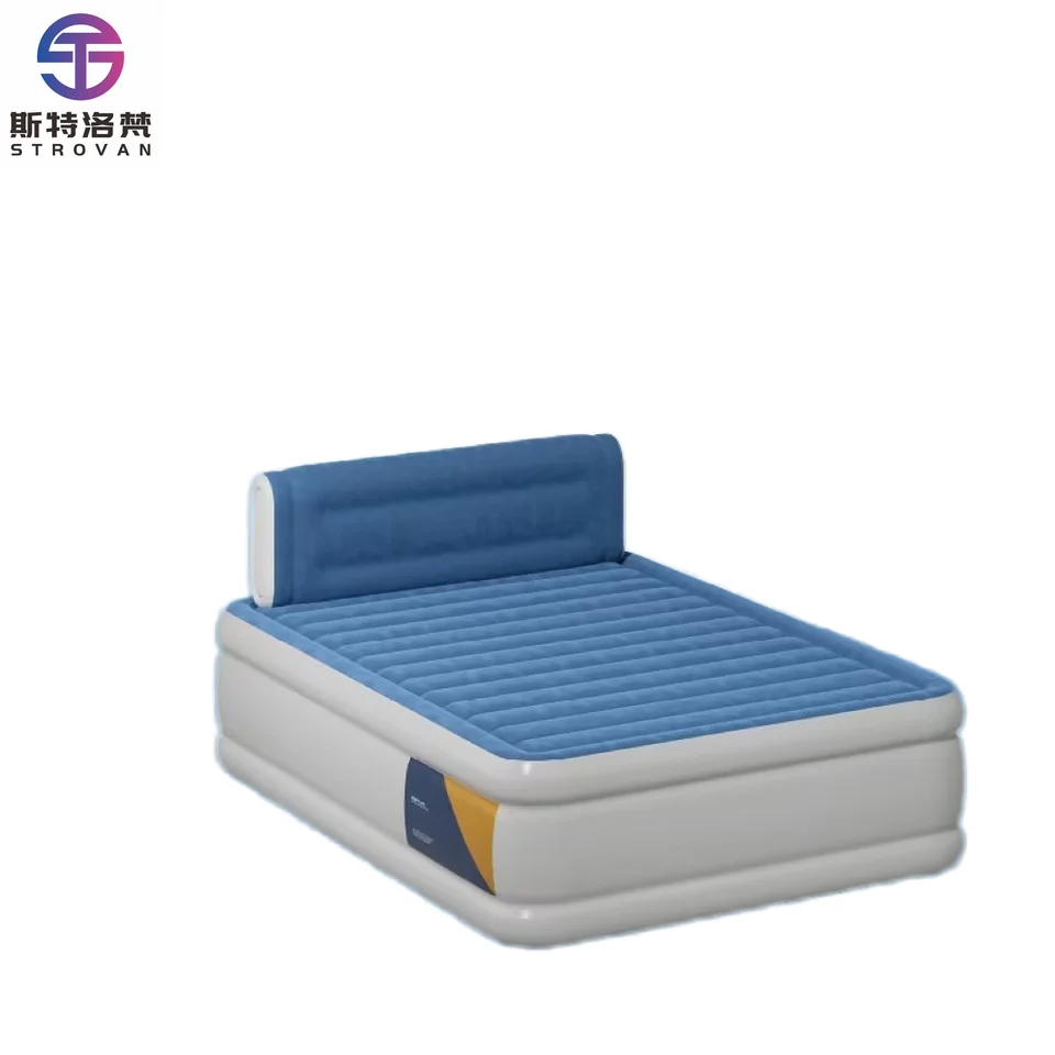 

STLF WJW Modern Full-Size Inflatable Air Mattress Built-in Pump Convertible Blow-Up Airbed Home Double Hospital Bedroom Outdoor