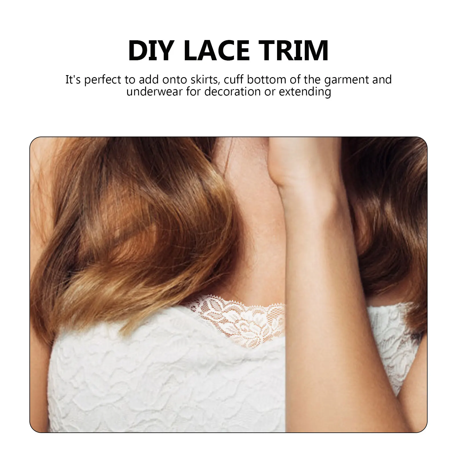

Romantic Lace Trim Sewing Diy Clothing Accessories Decorative Elastic Applique Underwear Garment Lace Ribbon Hollow Edge