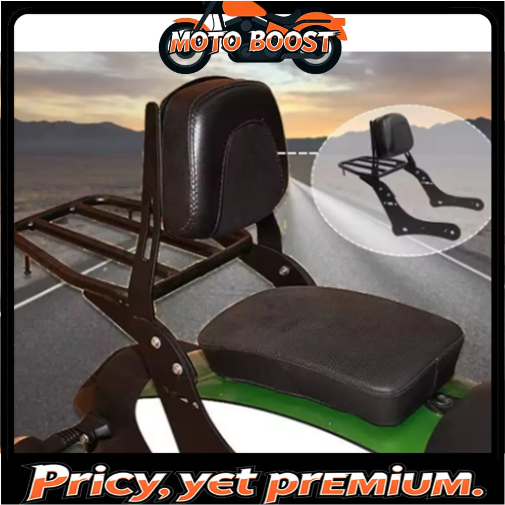 For Kawasaki Vulcan S 650 VN650 EN650 2015-2022 Motorcycle Rear Luggage Cargo Rack With Passenger Sissy Bar Backrest Cushion Pad