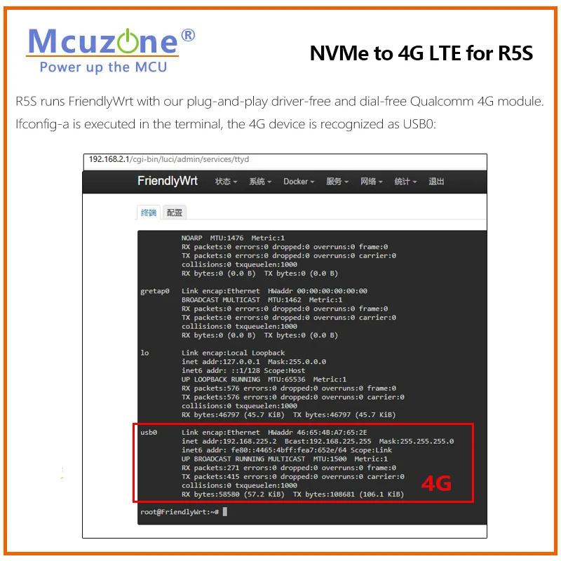 Carte d'extension NanoPi R5S 4G, Qualcomm 4G, persévérance