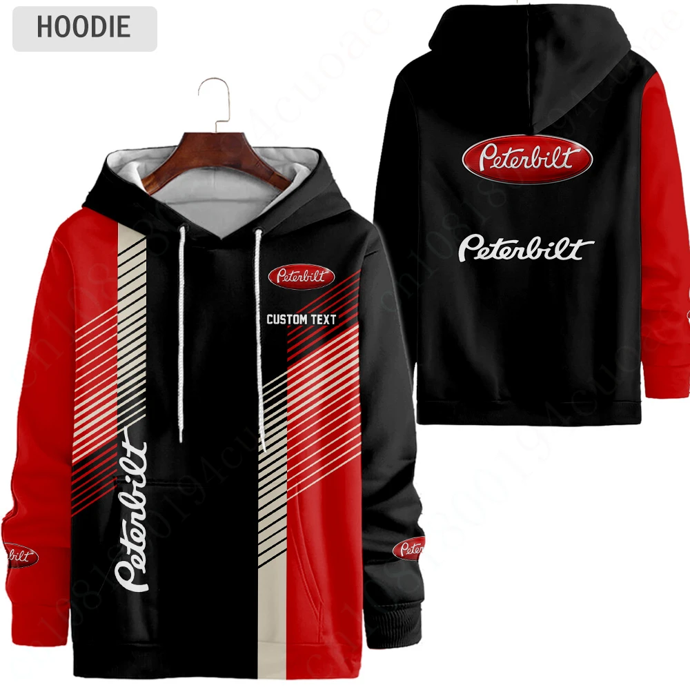 

Peterbilt Zip Hoodie Anime Hoodies Harajuku Sweatshirt Unisex Clothing 3D Printing Pullover Top Casual Hoodies For Men Women