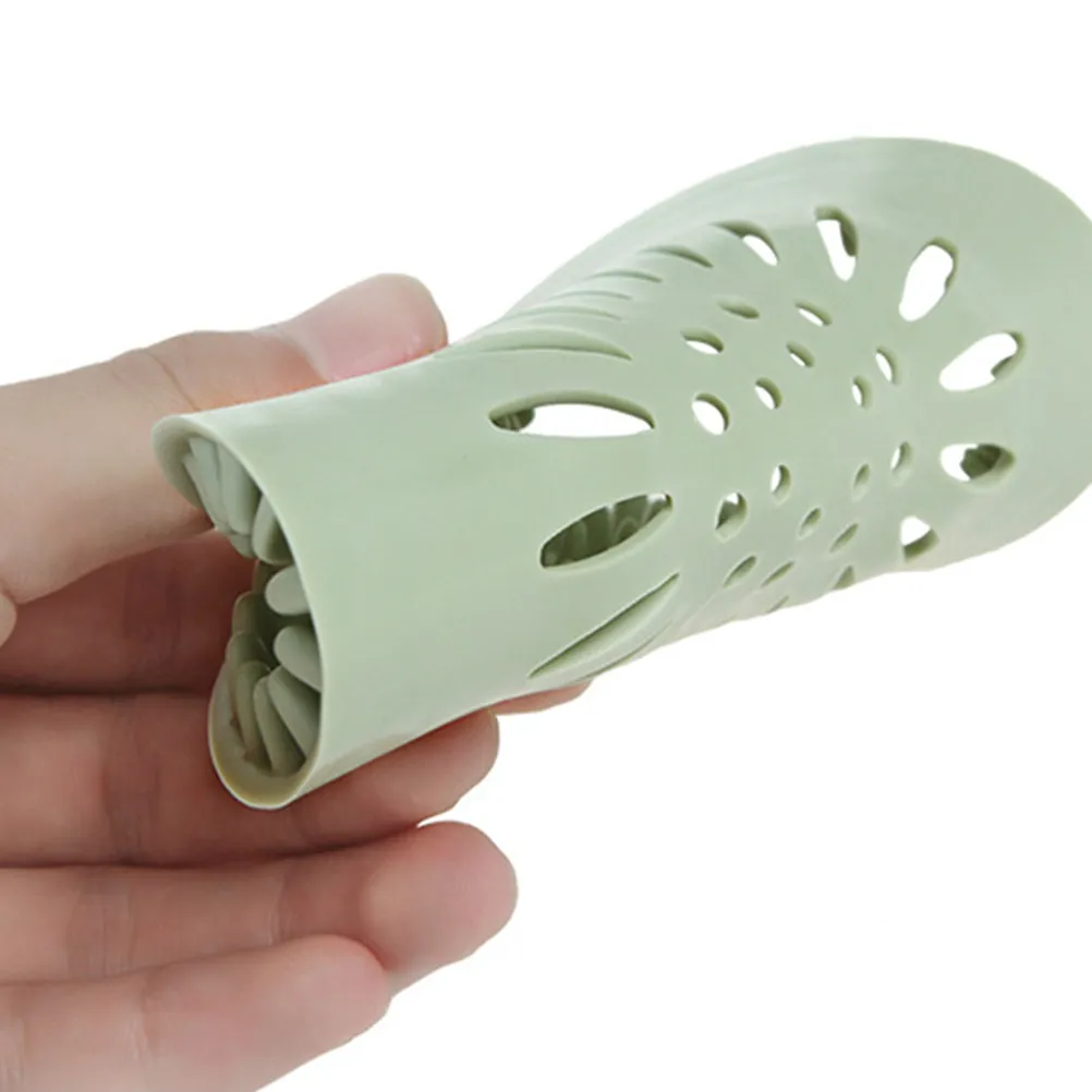 3Pcs Hair Stopper Silicone Shower Drain Covers 13Cm Non-Toxic Bpa Free Sink Strainer Mesh Universal Drain Filter for Kitchen