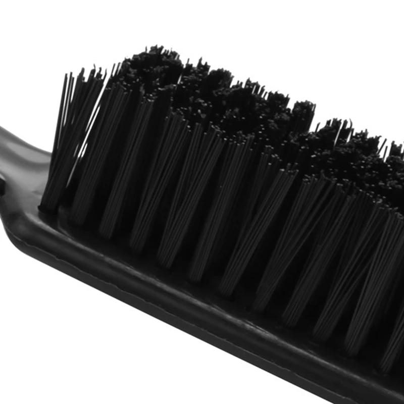 6Pcs Fade Brush Comb Pocket Comb Scissors Cleaning Brush Barber Shop Skin Fade Vintage Oil Head Shape Carving Cleaning Brush image 5