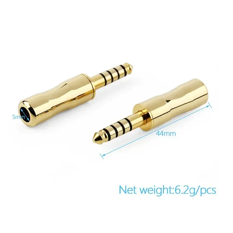 HiFi Audio Jacks 4.4mm Connector 5 Pole Headphone Jack 4.4 Plug Speaker Terminal For NW-WM1Z/A Terminals Consumer Electronics