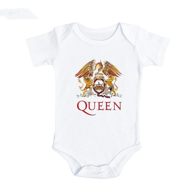 Infant Bodysuits Freddie Mercury The Queen Rock Band Print Newborn Romper Summer Jumpsuit Outfits Onesie Boys Girls Clothes