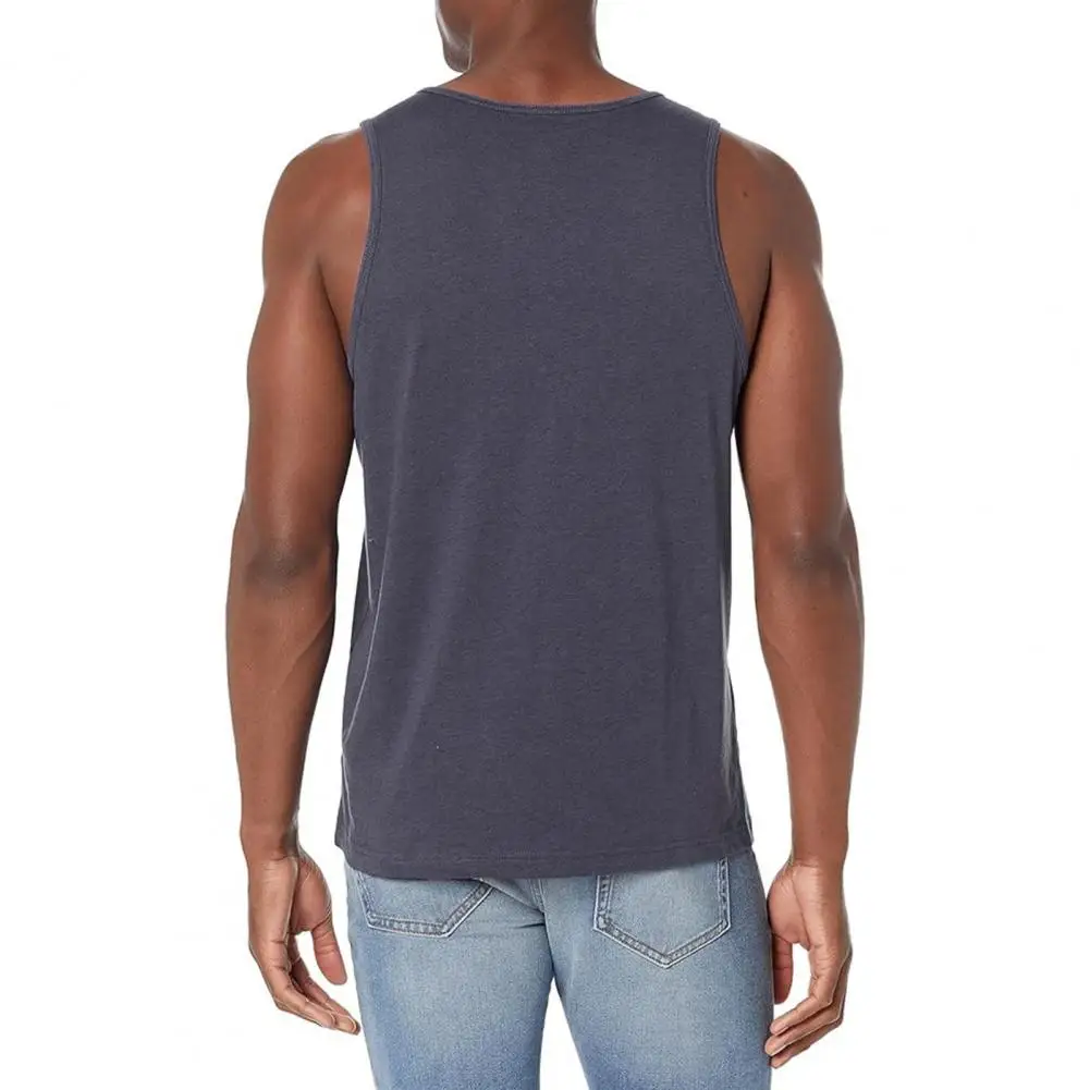 Vest Sleeveless Men's Sleeveless Sport Vest Round Neck Fitness Top Summer Outdoor Running Activewear Casual Daily Wear Shirt